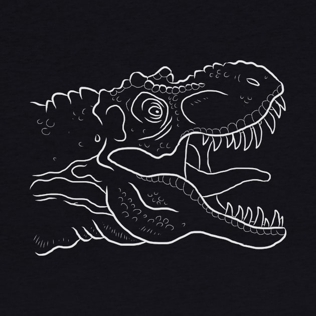 Jurassic Park T-Rex by CantSleepMustPaint